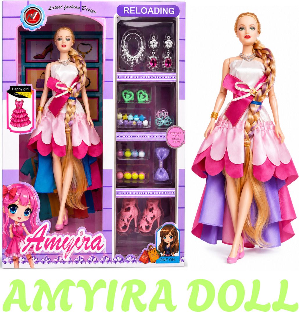 Amayira Princess Charm Doll with Fashion Collection-image-20