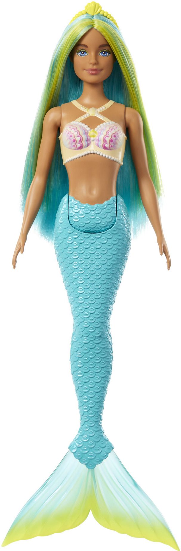 Mermaid Doll 1 with Colorful Hair, Tails and Headband Accessories