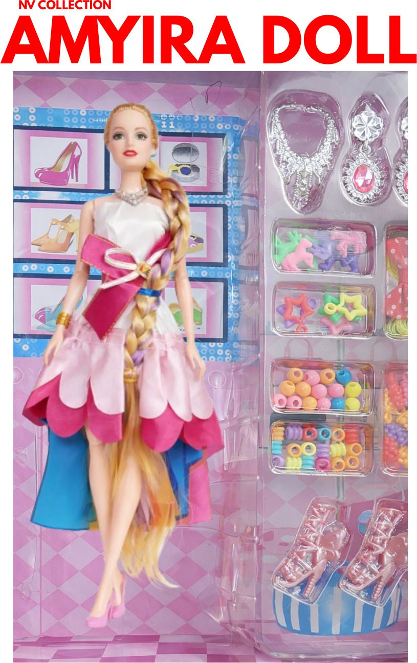 Amayira Doll Play Kit with Colorful Accessories-image-43