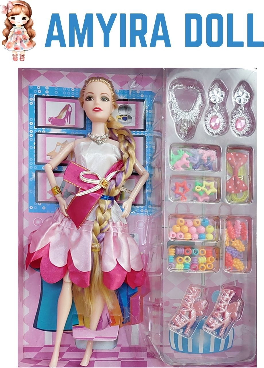 Amyira Foldable Limbs Doll with Complete Accessory Set-image-24