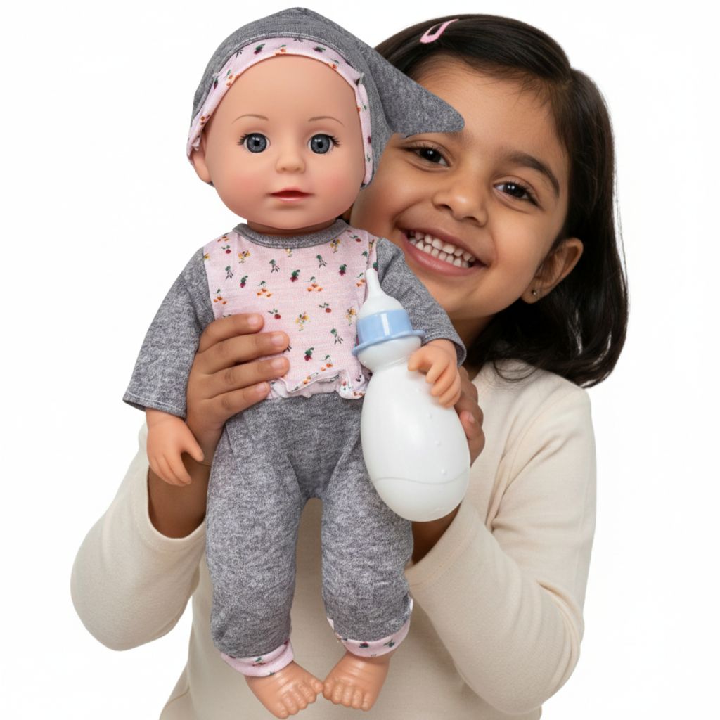 trenzo Baby Boy Doll with feeding and caring accessories set | kids toys and gift set-picture-10
