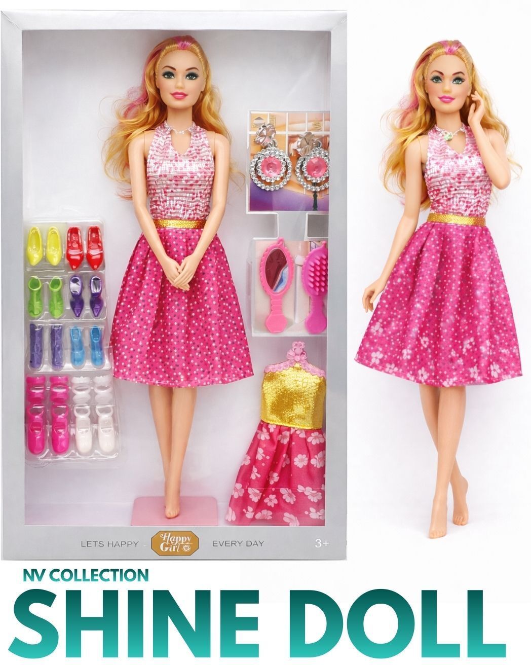Shine Dolls Complete Fashion Set for Creative Play-image-23