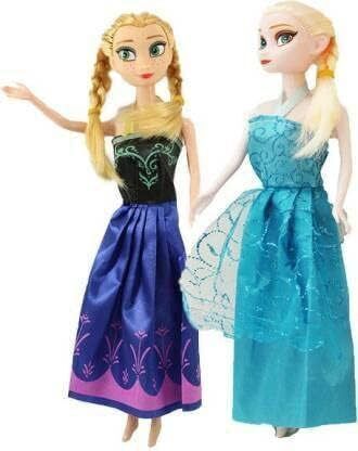 akflicks Quality Superfine Elsa and Anna Doll Set dolls-picture-32
