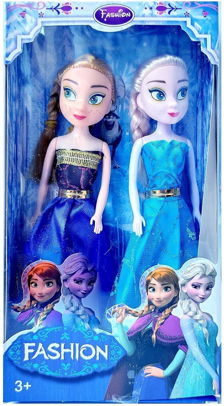 abhitrademate Princess Collection Fashion Two Cute Dolls | Birthday Gift's Doll for Baby Girls-picture-16