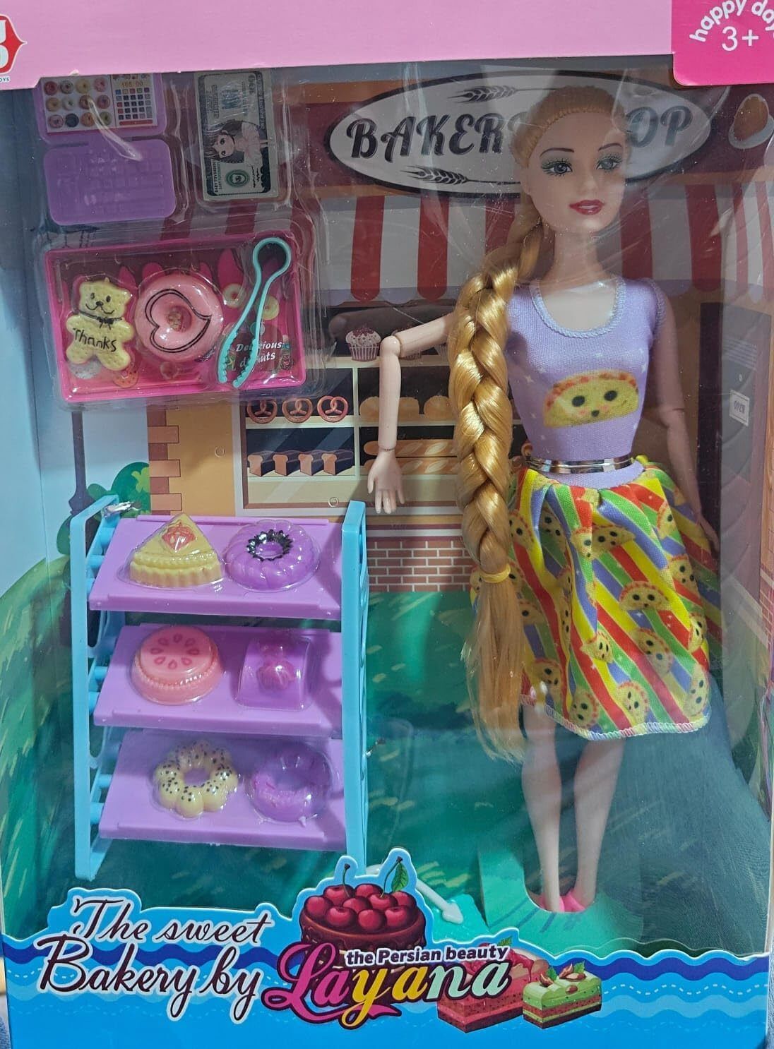 Rk Toys Sweet Bakery Shop Doll Set for Kids: Delightful Playset-image-5