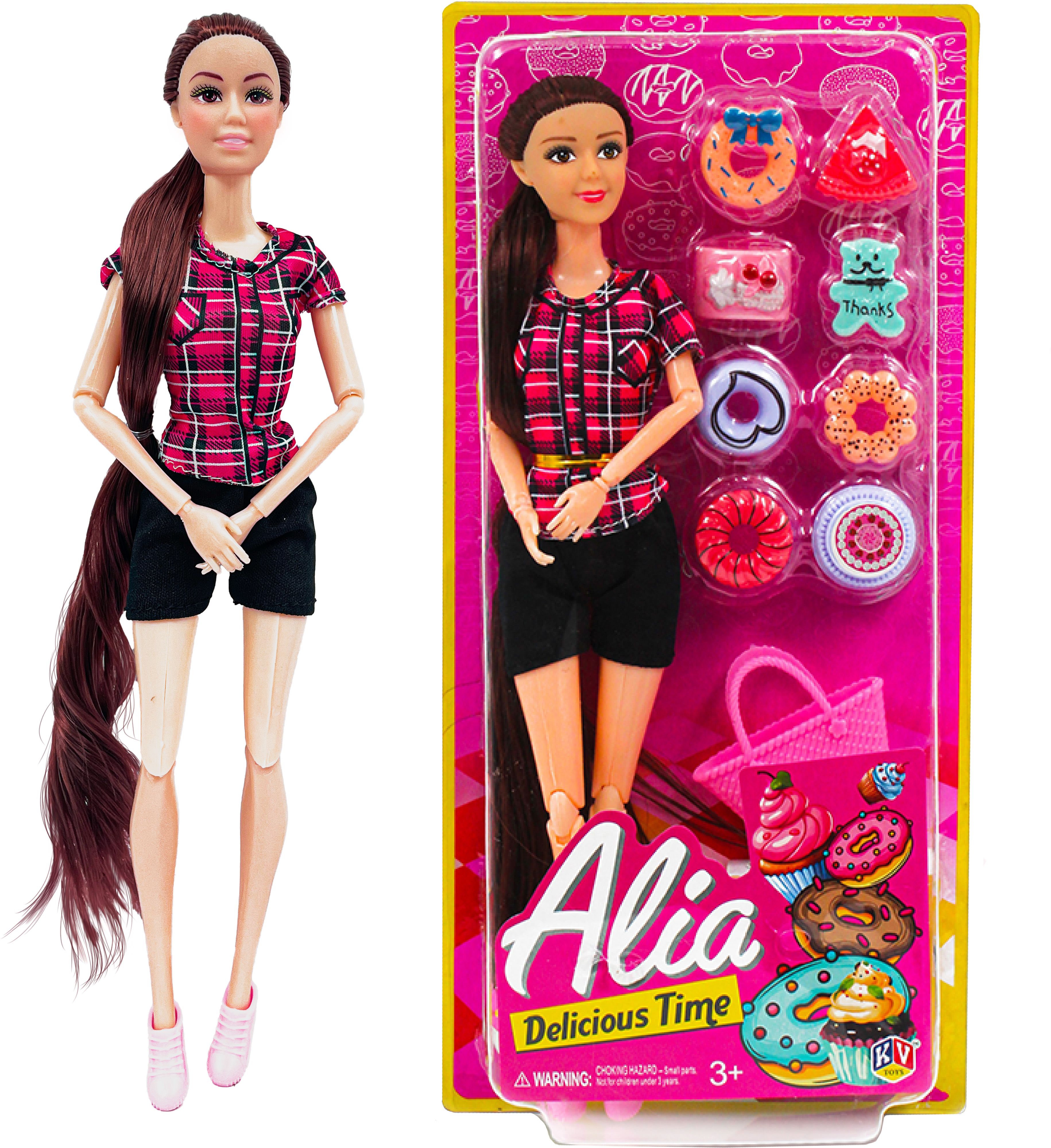 k v toys Alia Doll Set, Delicious Time with Donuts, Cakes and Pastries-picture-36