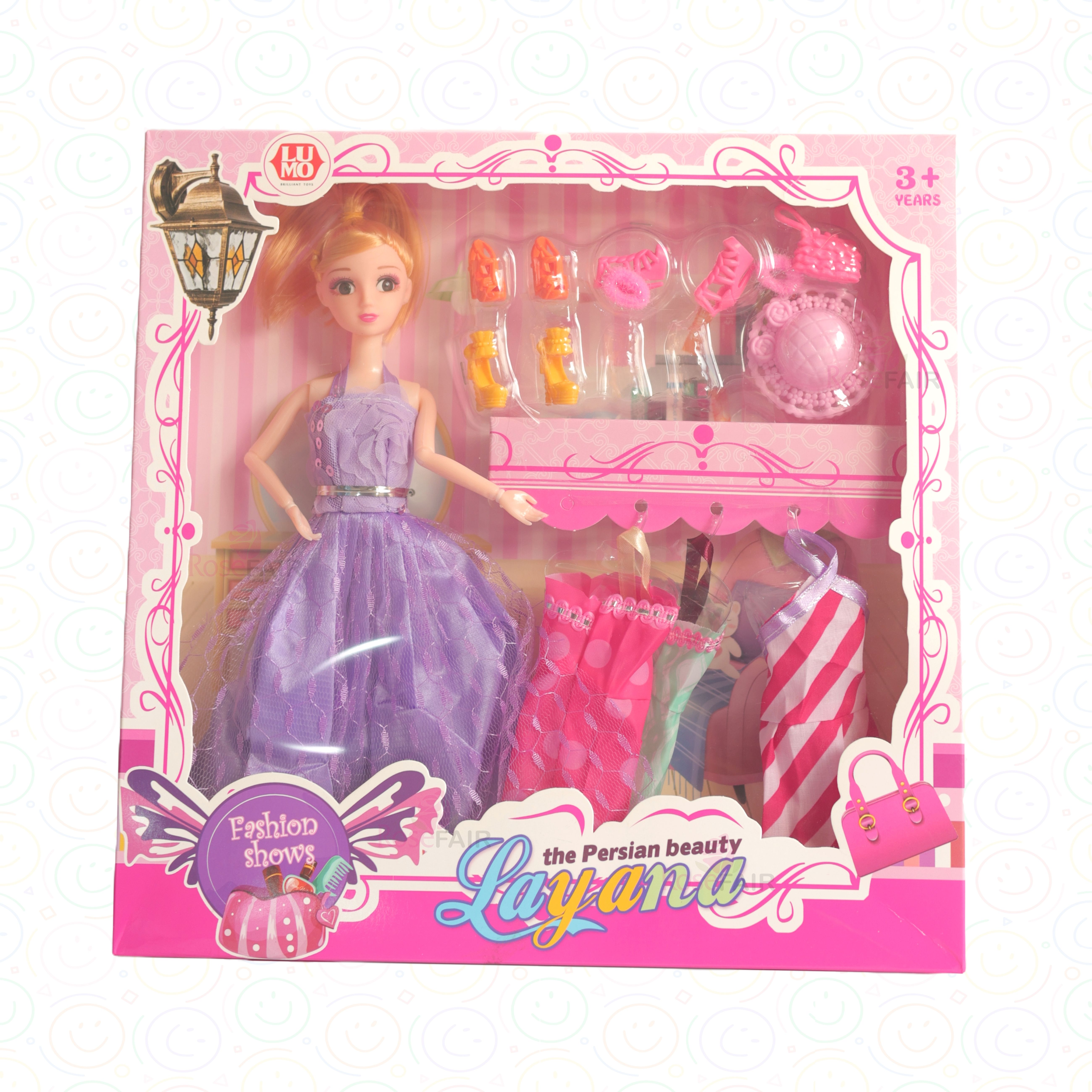 Princess Doll Toys Pretend Play Girls Toys Doll Playset with Foldable Hands-image-37