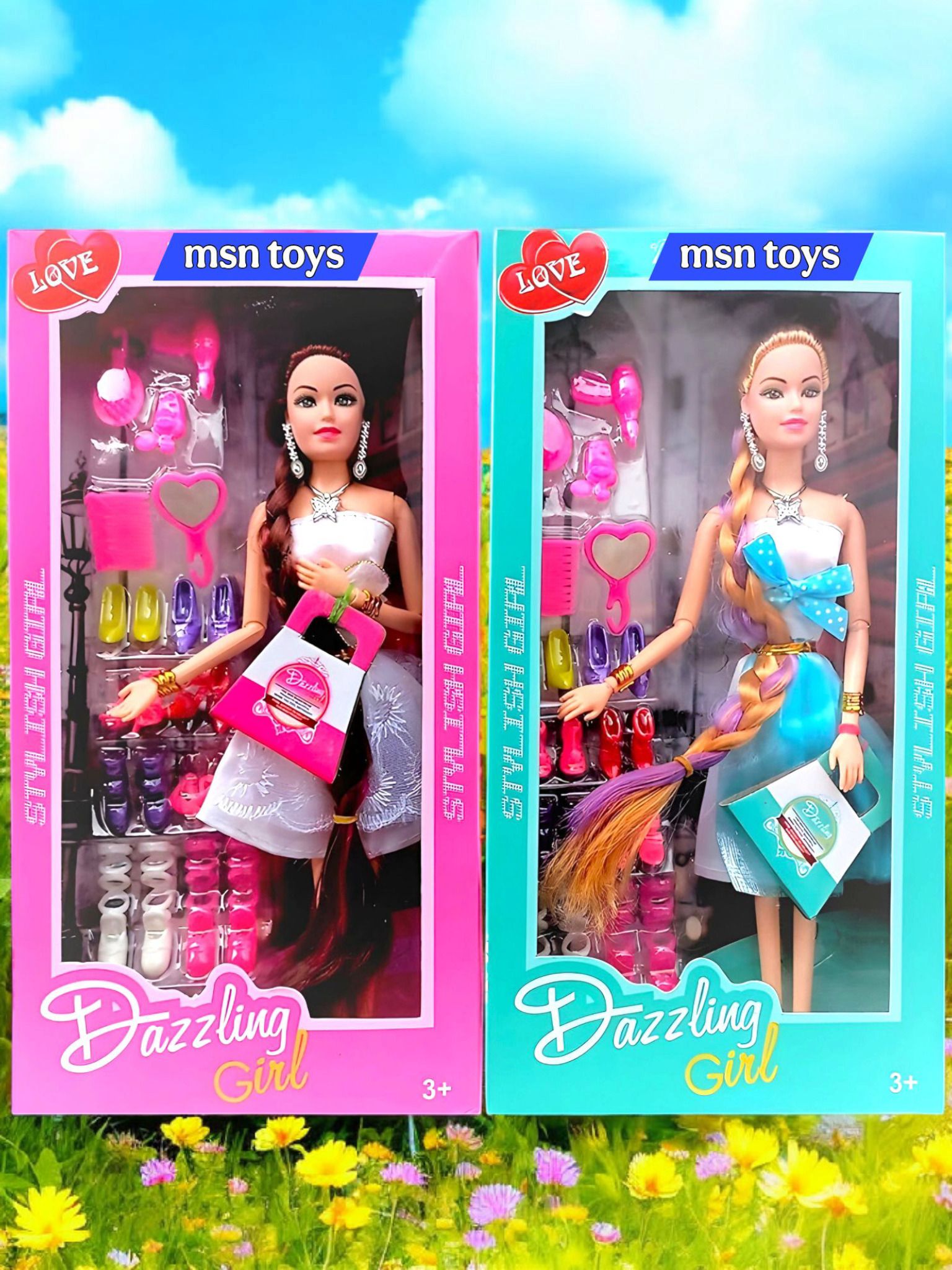 msn Stylish Long Hair Set Doll and New Angel Doll Set for Kids dp29-picture-19
