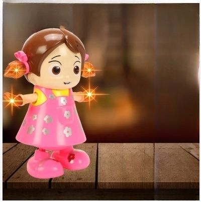 PVC Battery Operator(IND*74942) Dancing Girl Toy-image-10
