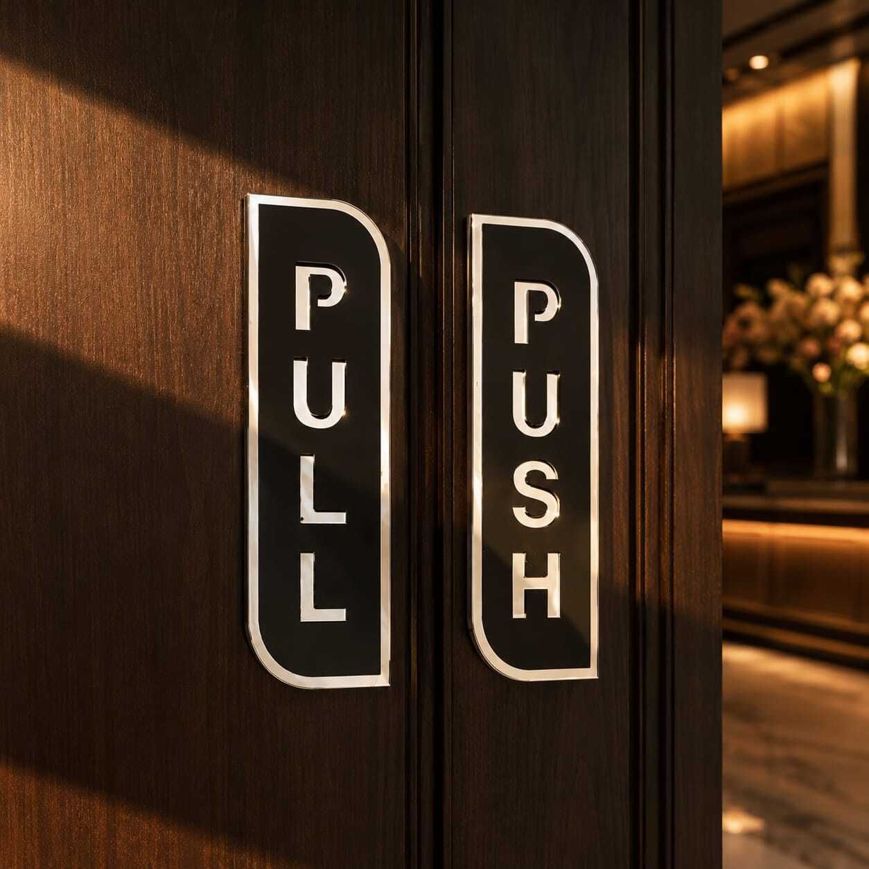 monssa Push Pull Indicator Sticker for Office Door Door Hanger-picture-29