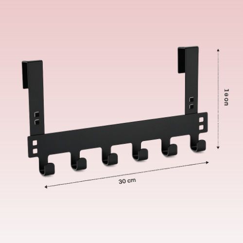 execlave Black Metal Rack Door Hanger-picture-27