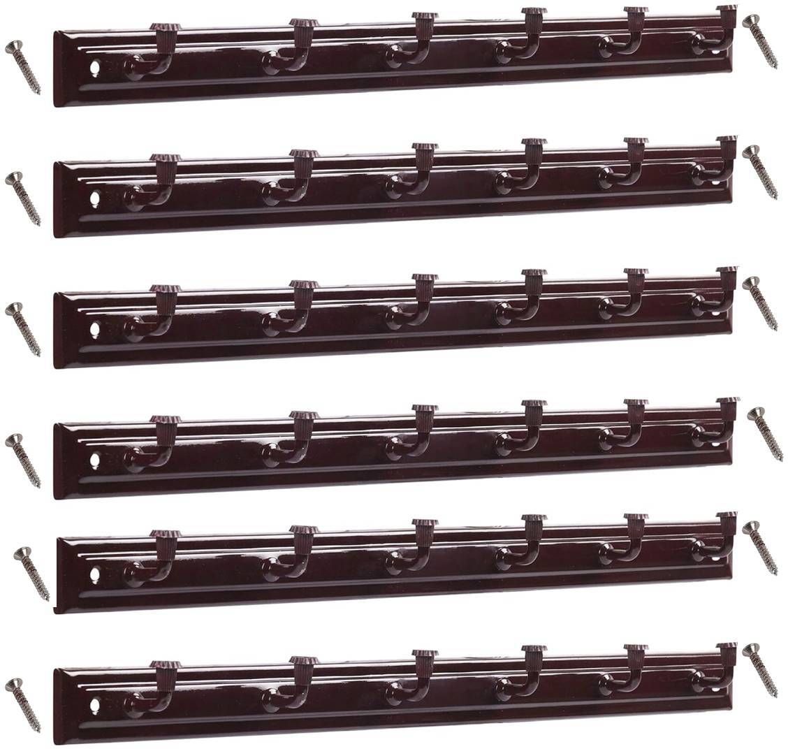 hc the crafts Metal 6 Hook Door/Wall Cloth Hanger pack of 6 Door Hanger-picture-1