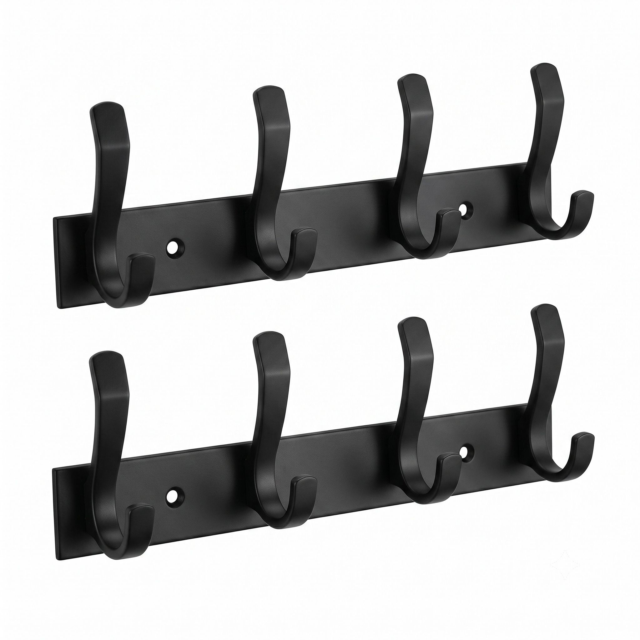 Wall Mounted Aluminium Wall S-type 4 Hooks for Hanging Cloth/Towel Hangers/Rail Door Hanger-image-47