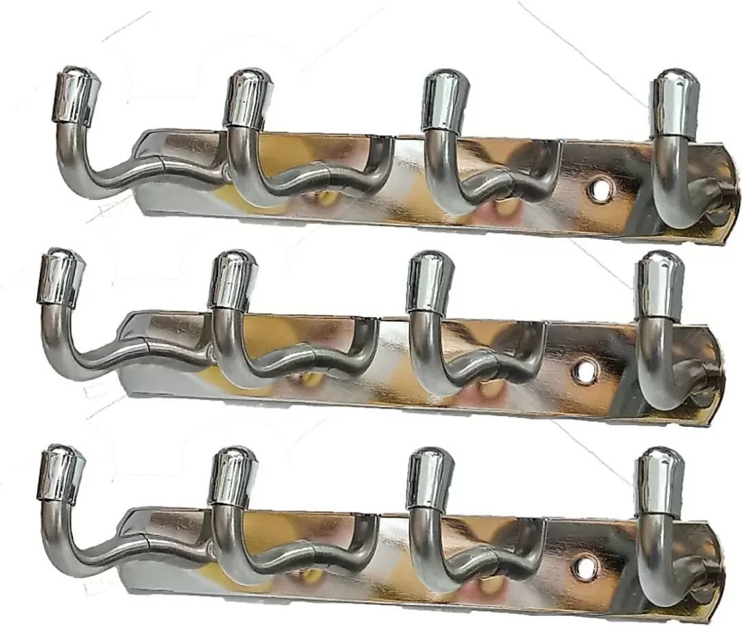 GG 4 pin stainless steels extra heavy door hooks hanger/key holder (set of 3) Door Hanger-image-36