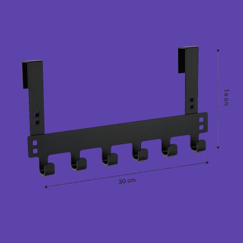 Organizer Hook Black Door Hanger-image-25