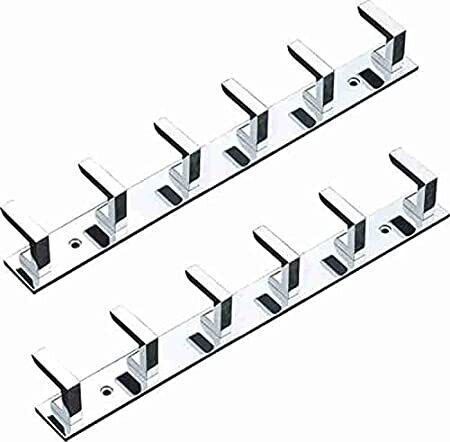 (Pack of 2) L Tone 6 Hook Wall Hanger Cloth Hanger/Door Hanger_H Door Hanger-image-17