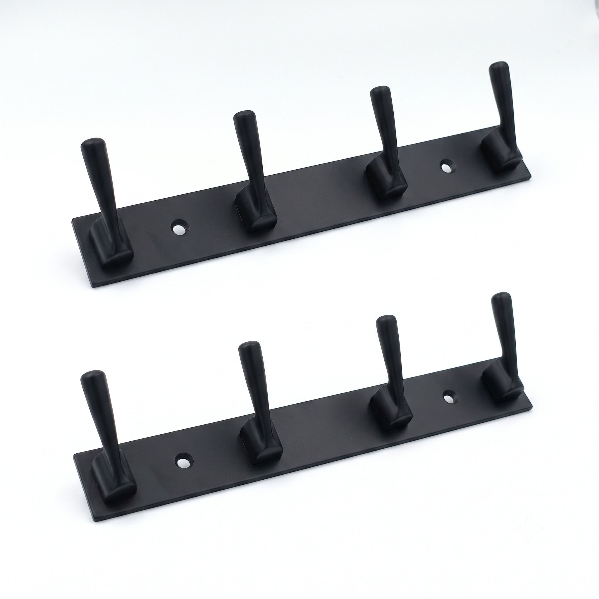 Wall Mounted Aluminium 4 Hooks for Hanging Cloth/Towel Hangers/Rail Door Hanger-image-20