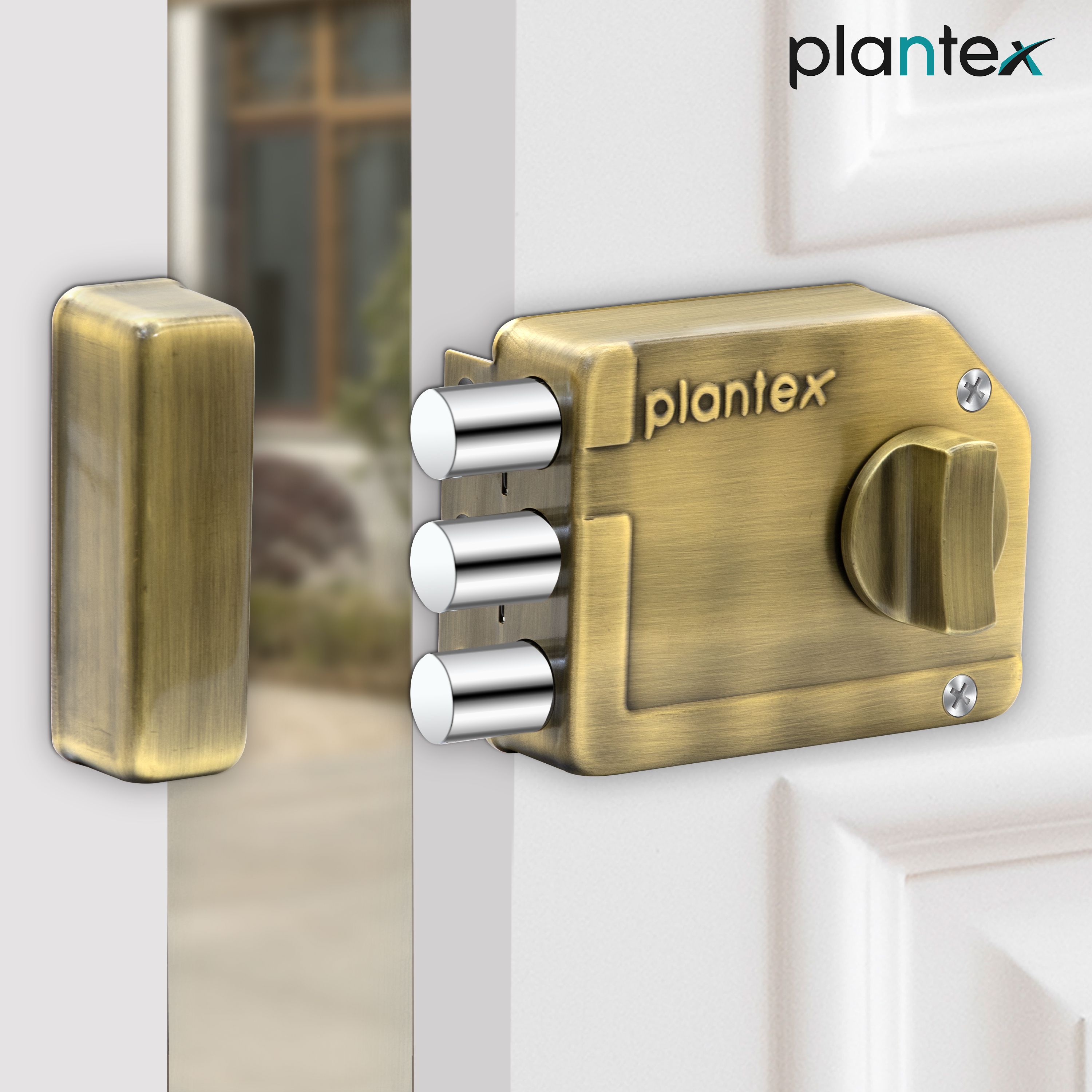 plantex Brass, Steel Glossy Deadbolts-picture-10