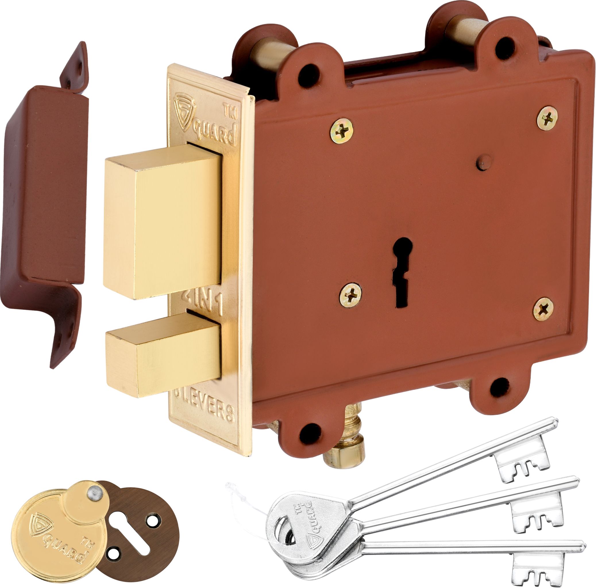 s-guard Iron, Stainless Steel Matte Deadbolts-picture-11