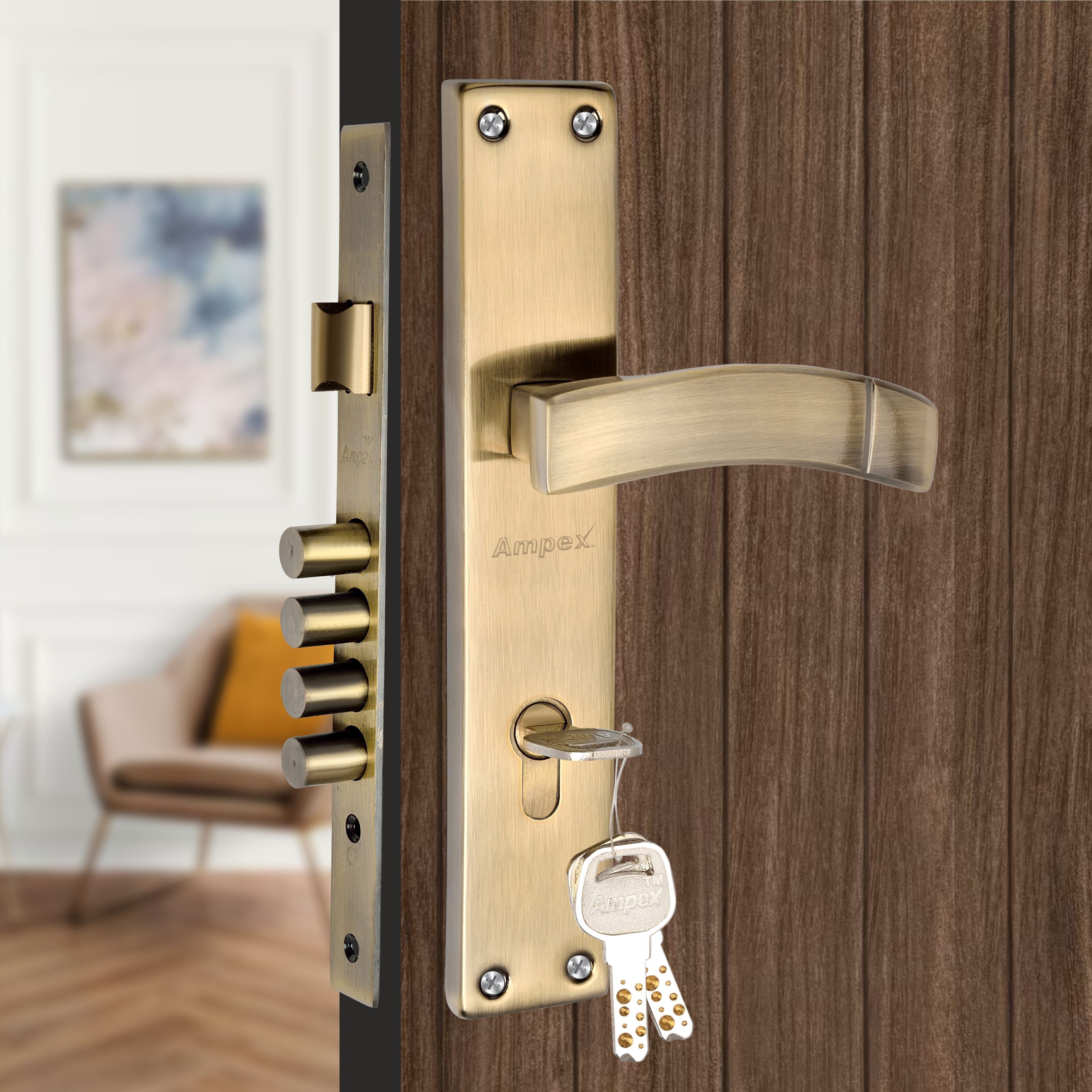 Brass, Stainless Steel, Iron Glossy Handlesets-image-35