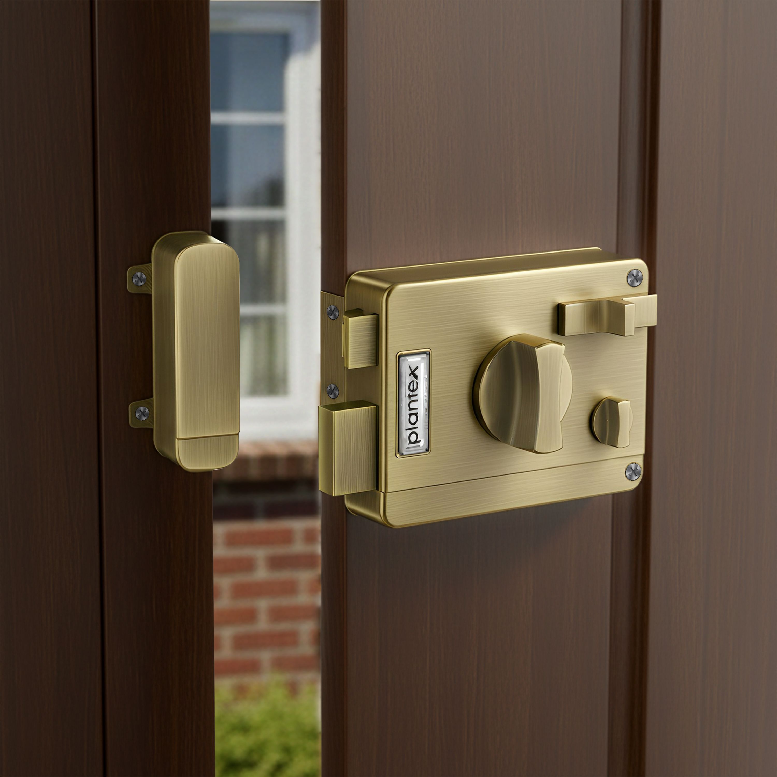 zinc alloy, brass matte deadbolts
