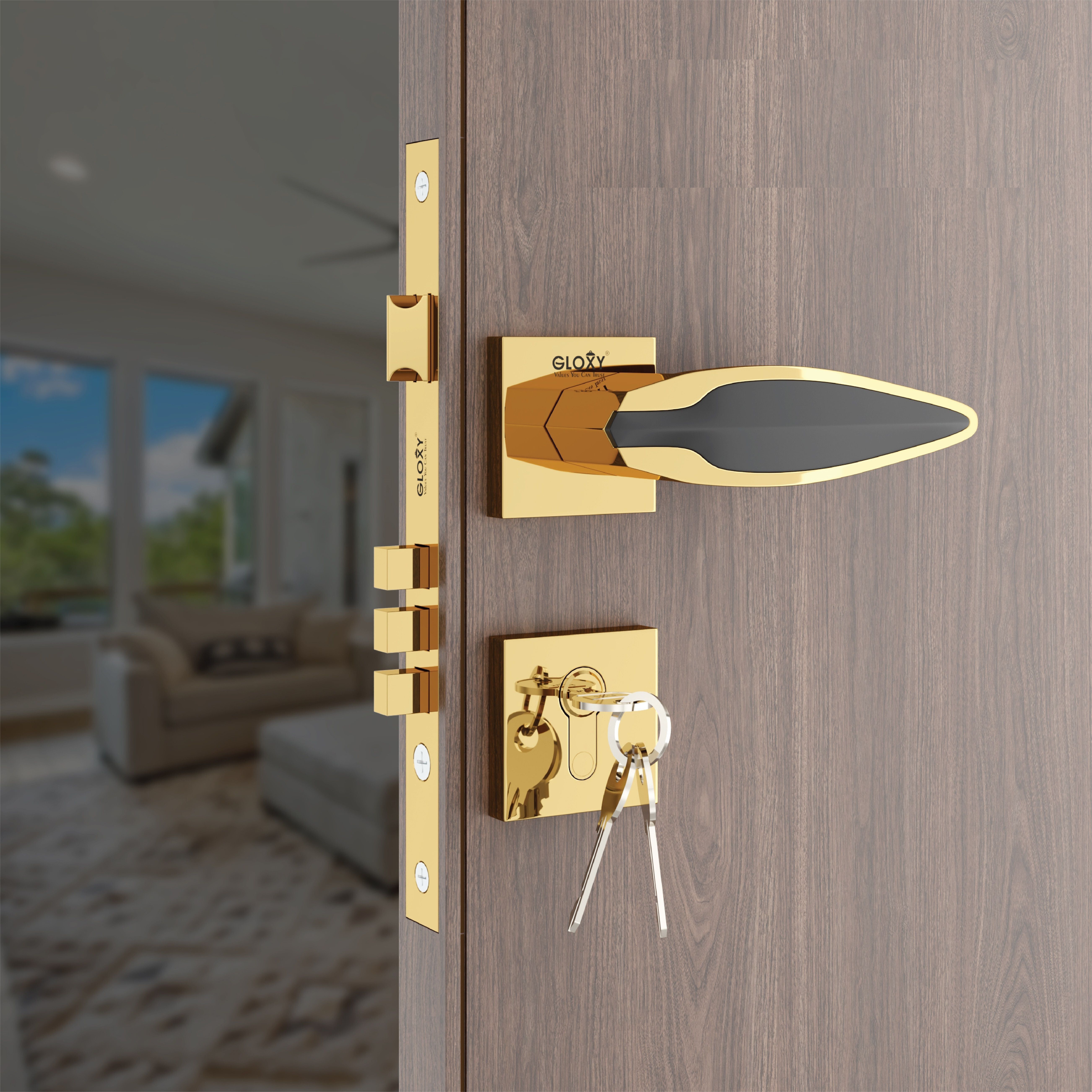 Brass, Zinc Alloy Glossy Handlesets-image-44