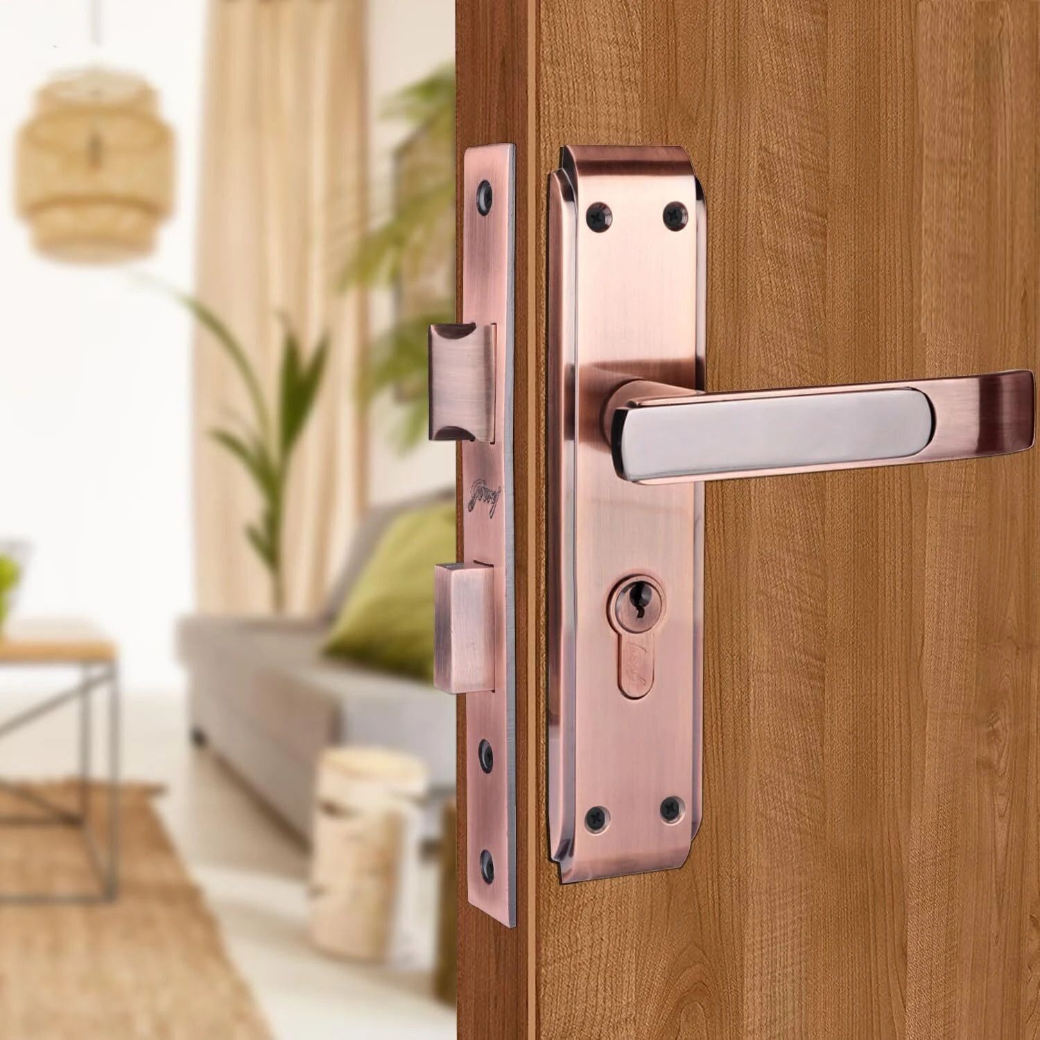 godrej locks Copper Metallic Handlesets-picture-9