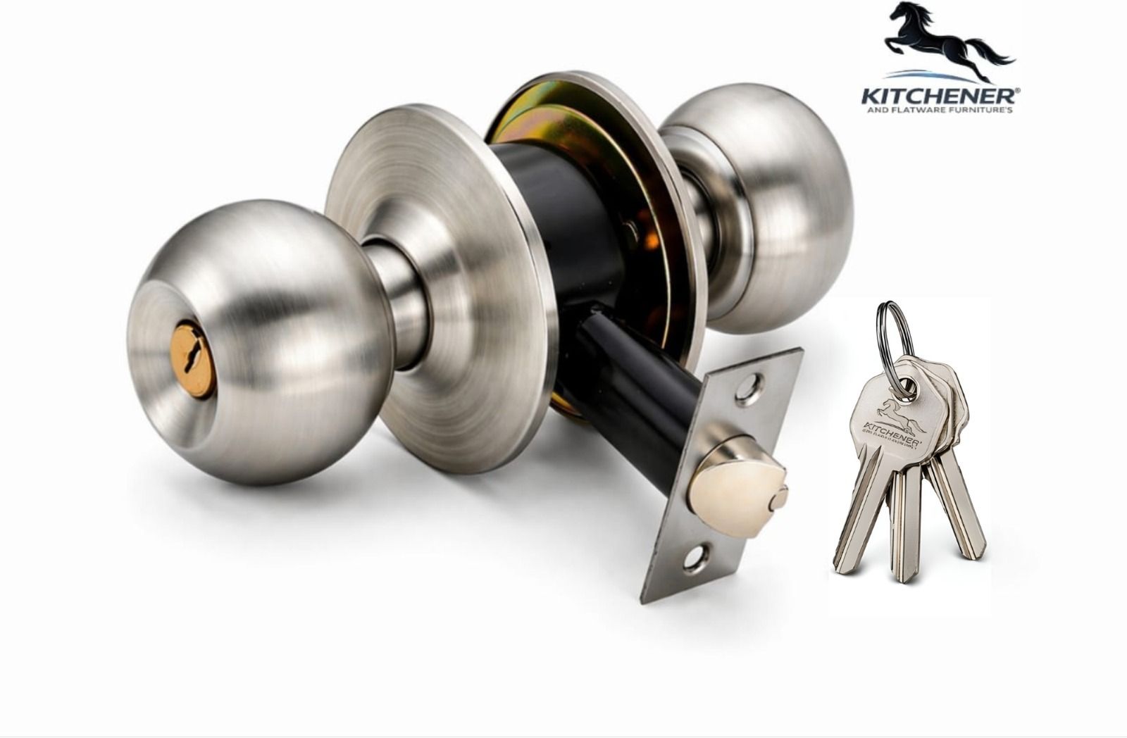 Stainless Steel Glossy, Chrome Door knobs-image-23