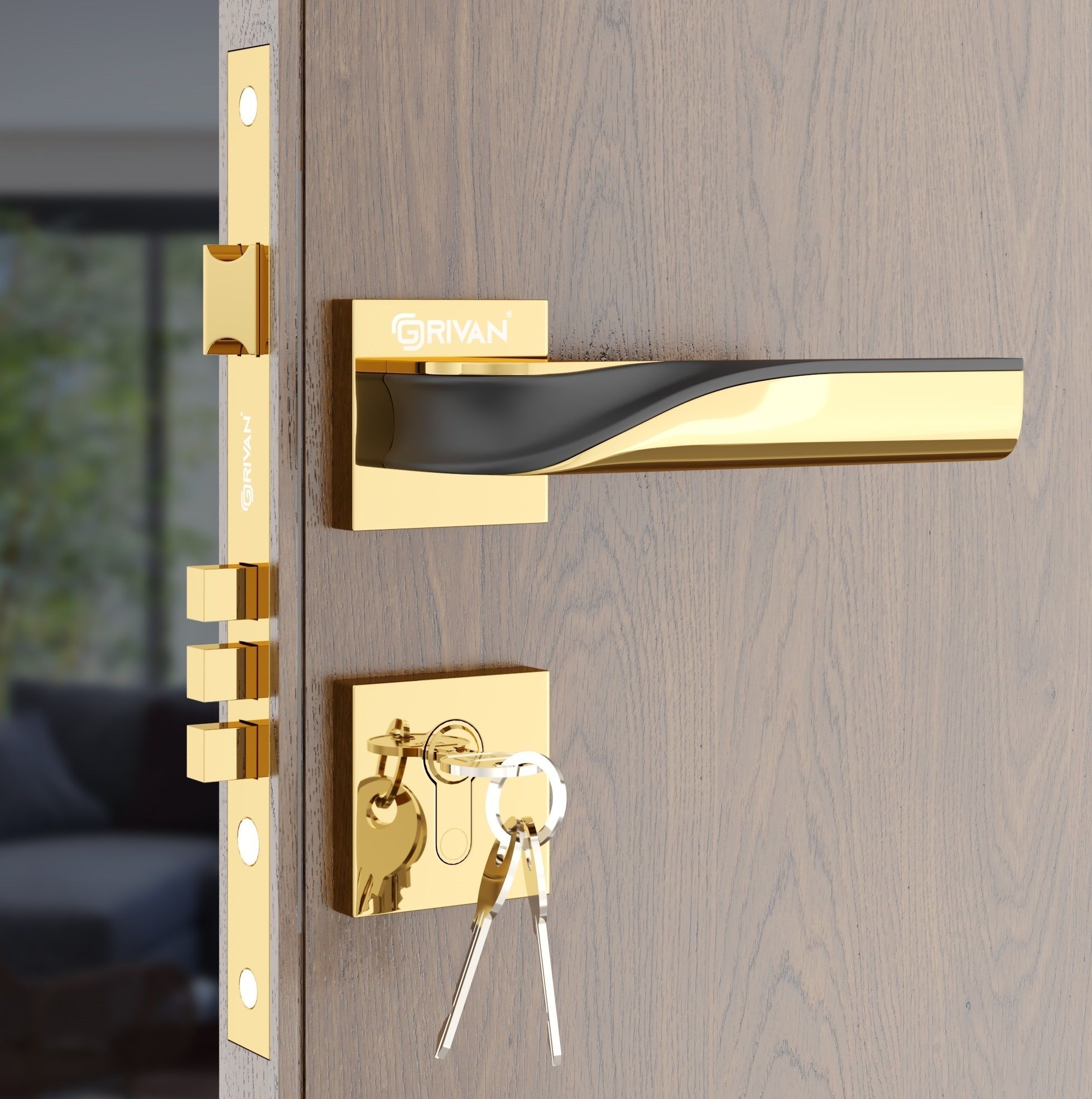 grivan Brass Glossy Handlesets-picture-25