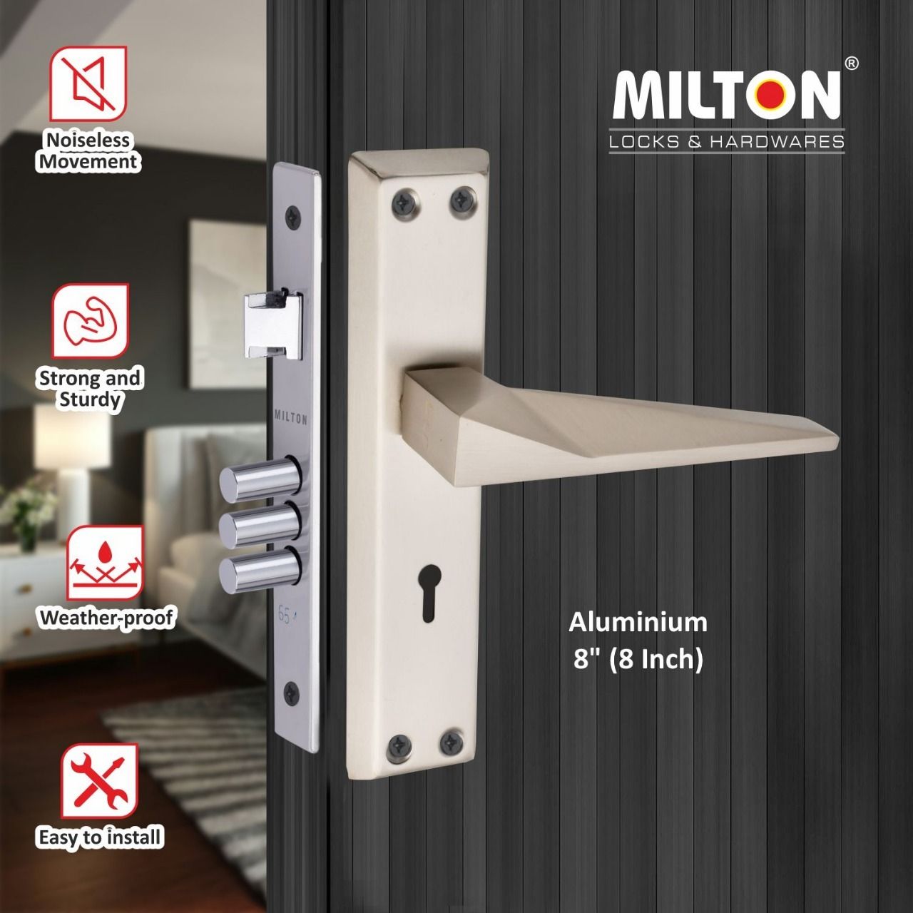 milton Aluminium Matte Handlesets-picture-28