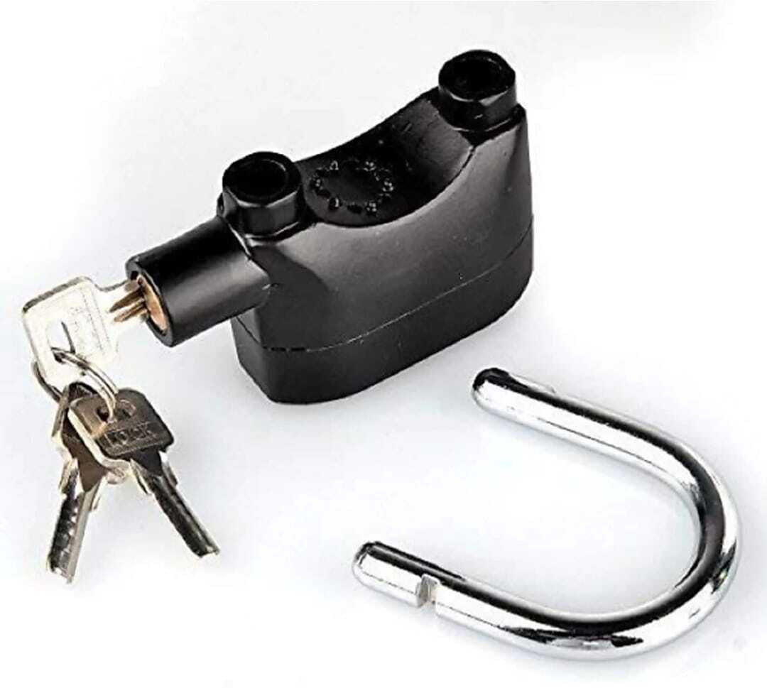 rosario Anti-Theft Motion Sensor Alarm Pad Lock with 3 Keys 110 dB Siren Lock Door & Window Door Window Alarm image 1