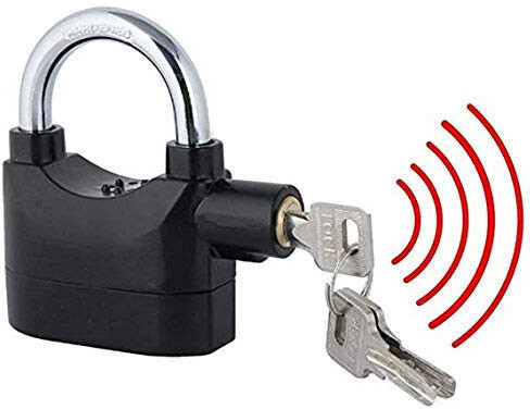 star prim Motion Sensor Alarm Lock for Home (Black) Door & Window Door Window Alarm image 1