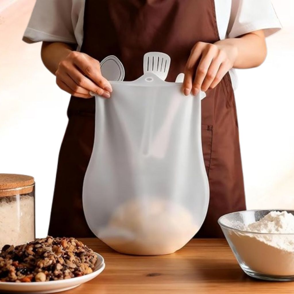 Silicone Flour Pouch for Technical Dough Kneading and Baking Silicone Detachable Dough Maker-image-15