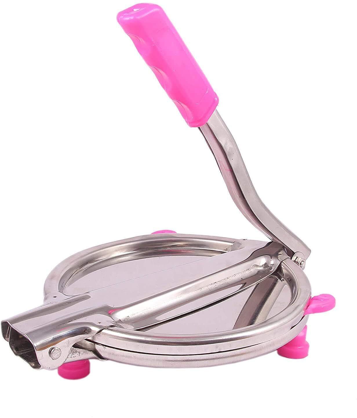 Cold Premium Stainless Steel Roti Press Heavy Duty Chapati Press Manual Dough Press Manual Dough Press-image-37