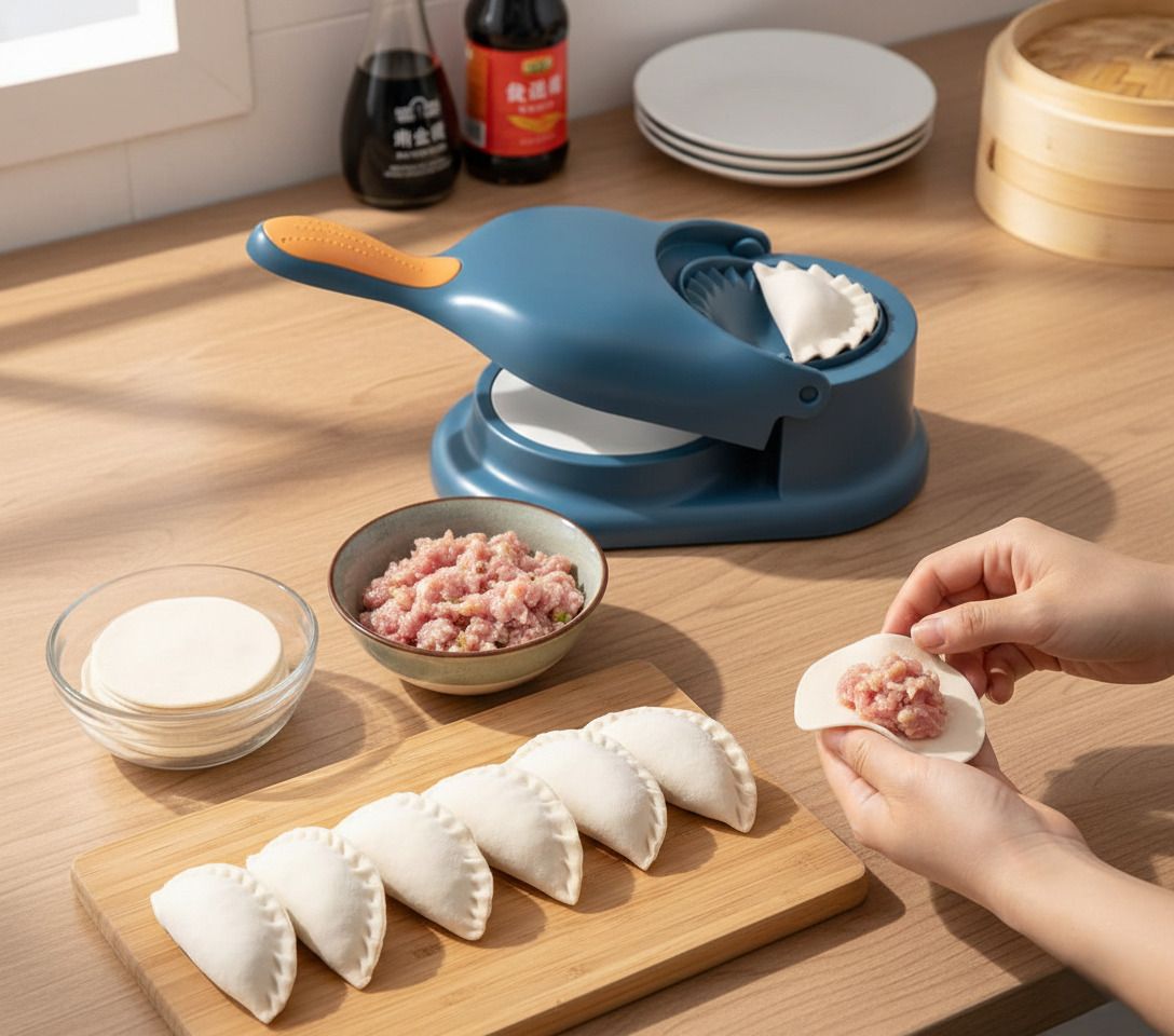 Cold Manual Dough Sealer for Quick Home Snack Preparation Manual Dough Press