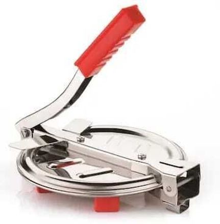 Cold Manual Stainless Steel Puri Maker Press Machine size-medium (only for puri) Manual Dough Press-image-27