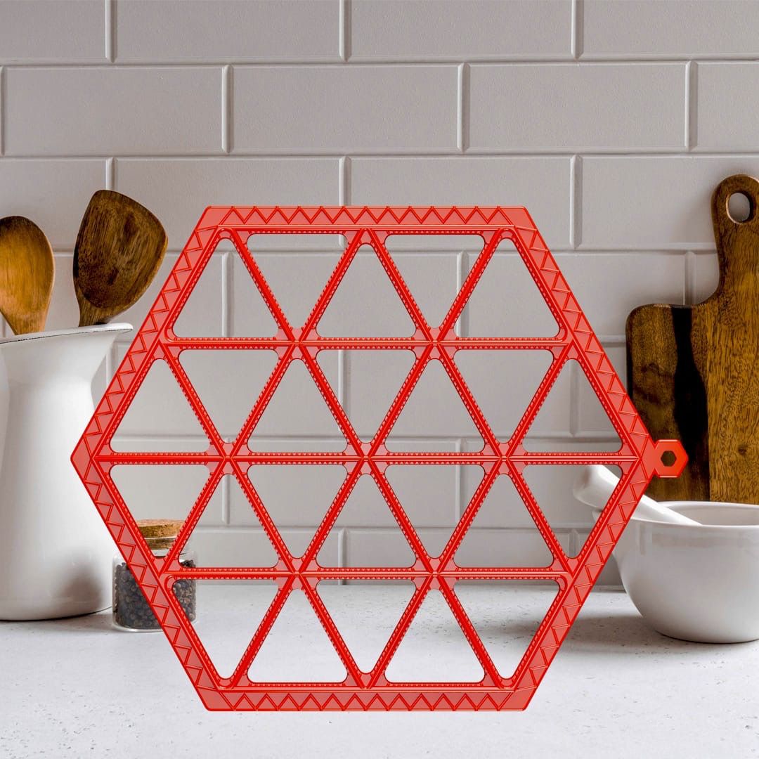 Cold 24-Cavity Samosa Maker, or Triangle Dough Cutter/Press/Dumpling press Manual Dough Press