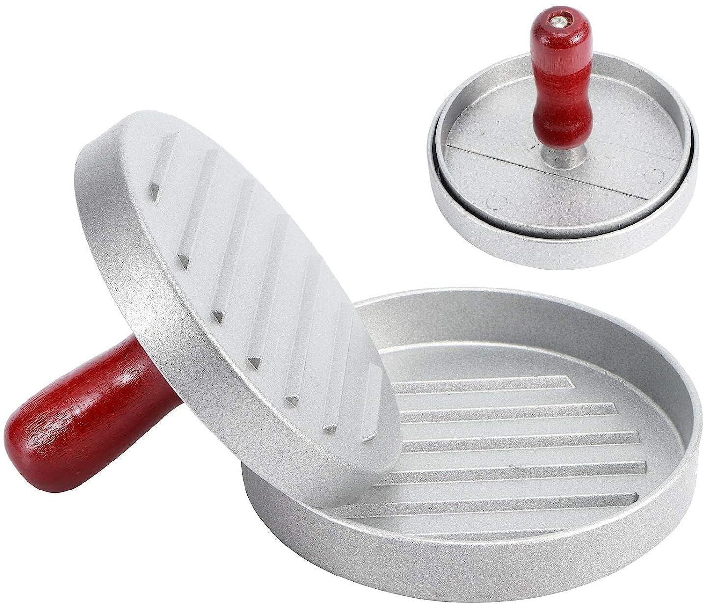 Hot Burger Press Patty Maker - Kitchen Mold Hamburger Press Manual Dough Press