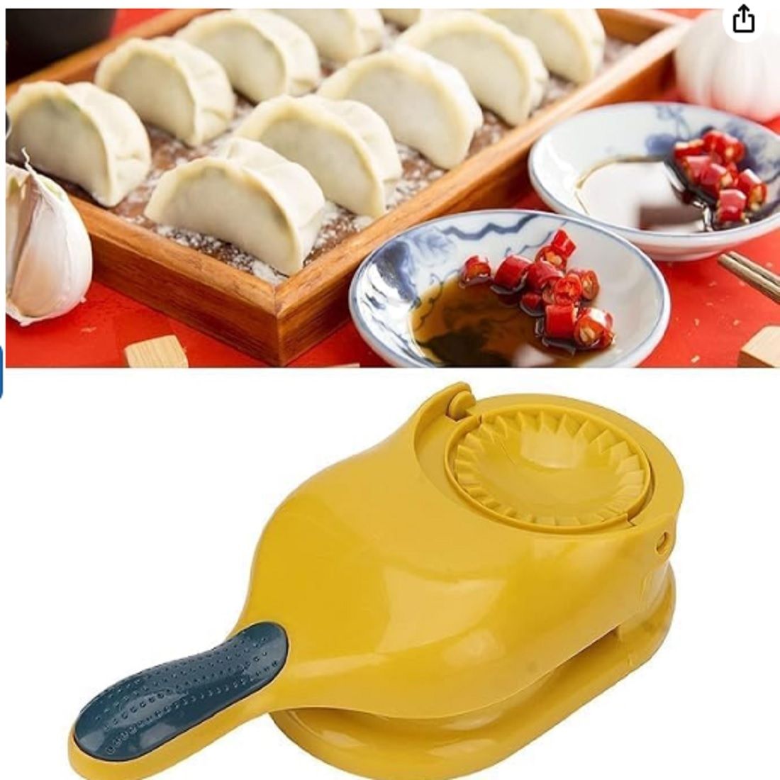 Cold 2 in 1 maker Puri and gujiya maker. Manual Dough Press