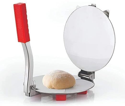 chaitanyenterpr Hot Stainless Steel Puri Maker Press Machine Manual Dough Press-picture-25