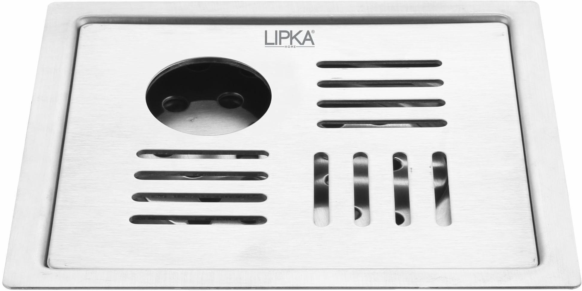 lipka Floor Stainless Steel Push Down Strainer-picture-3