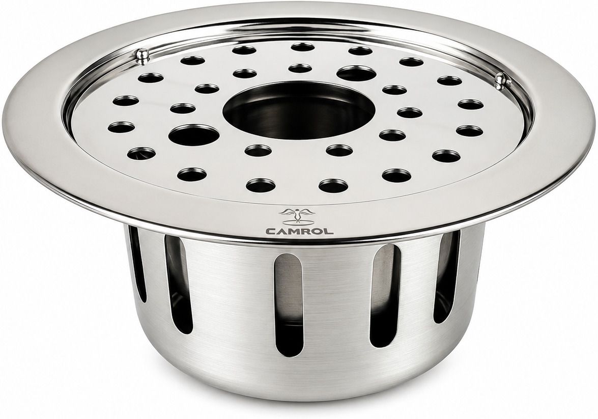 camrol Floor Stainless Steel Push Down Strainer-picture-38