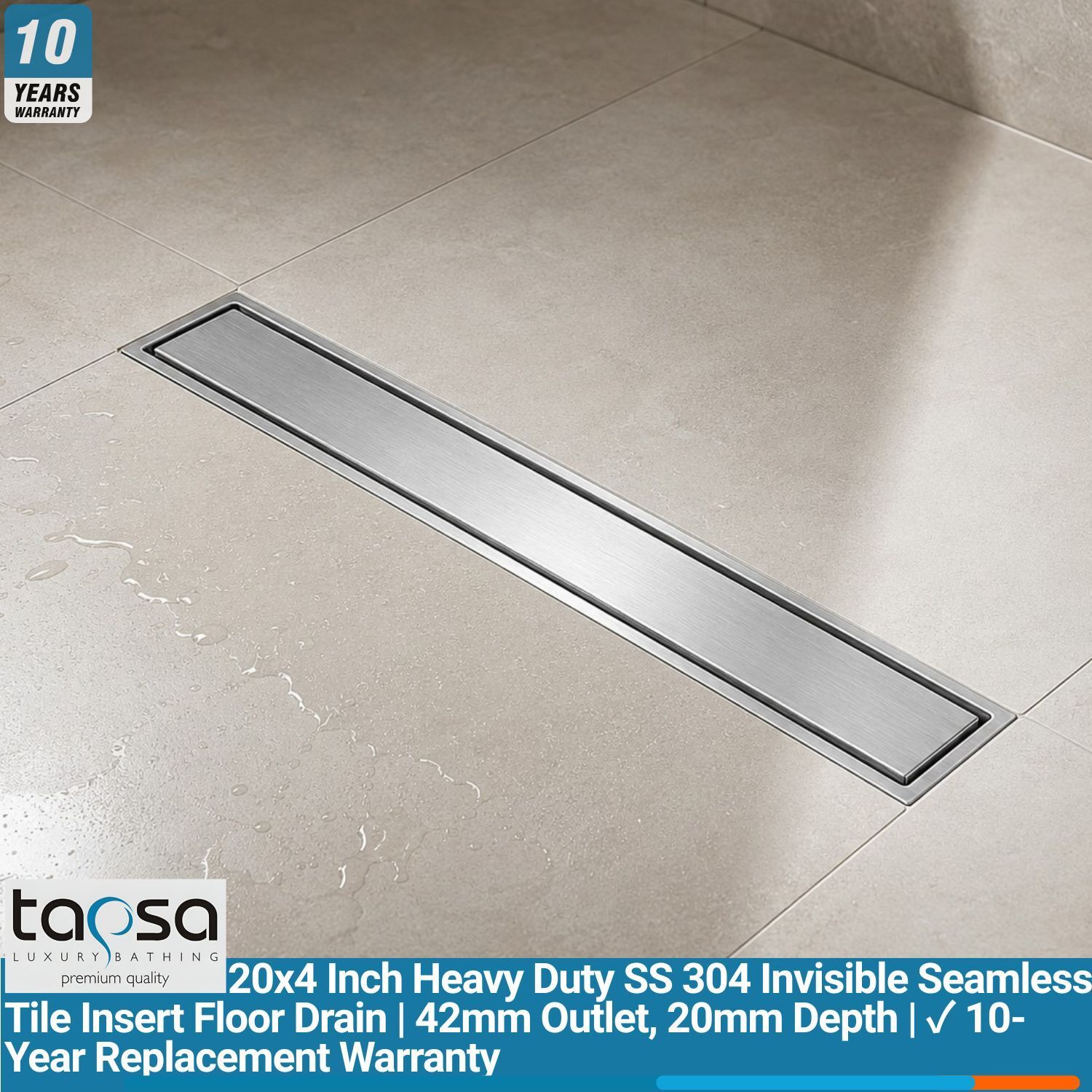 tapsa Floor Stainless Steel Push Down Strainer-picture-48