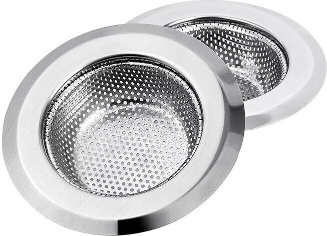 Kitchen Sink Stainless Steel Push Down Strainer