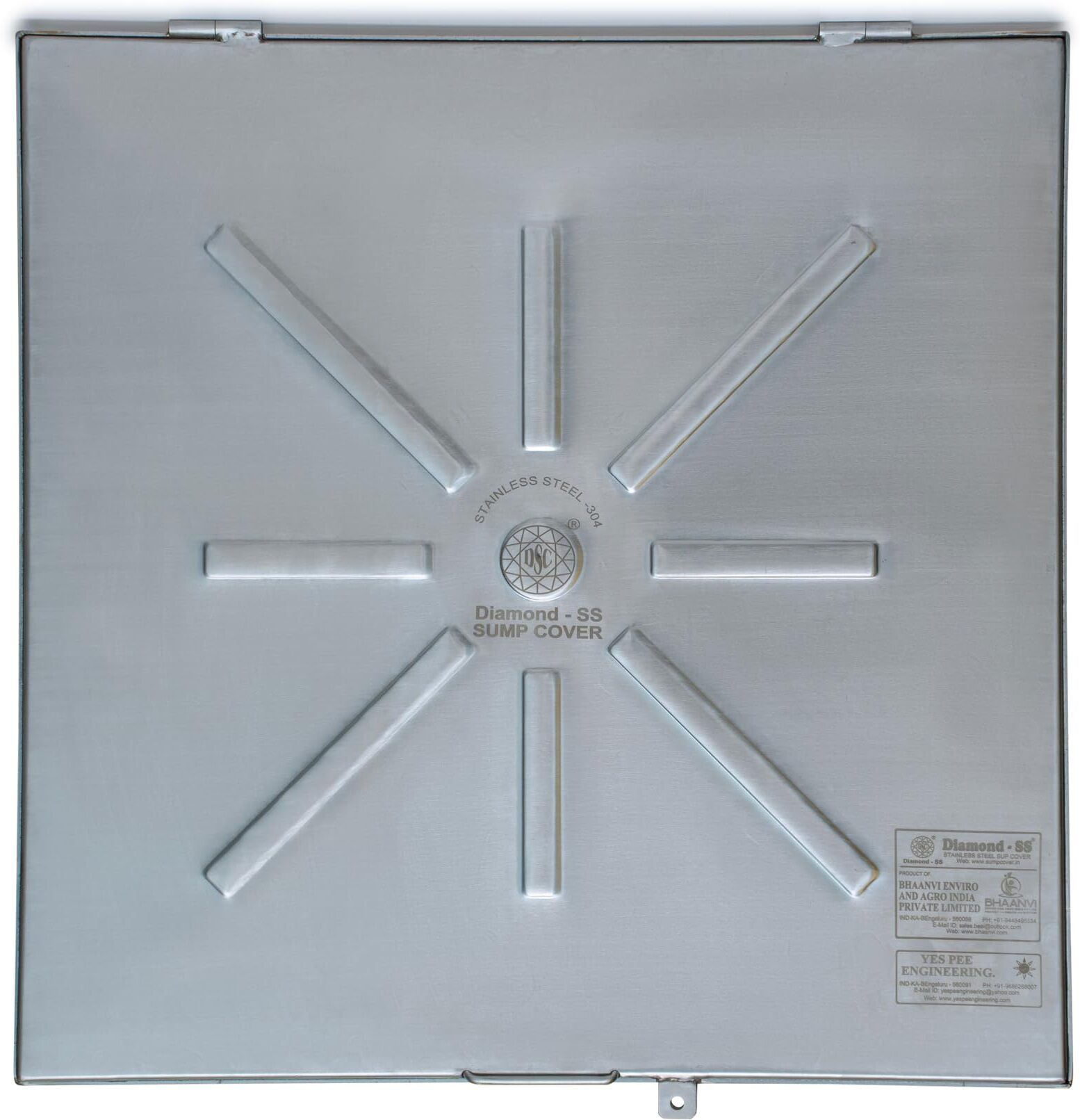 Standard Sump Cover 36x36" | Outer 39x39" | 50x6mm Angle | 50x6mm Thick Angle Flush Tank Lid