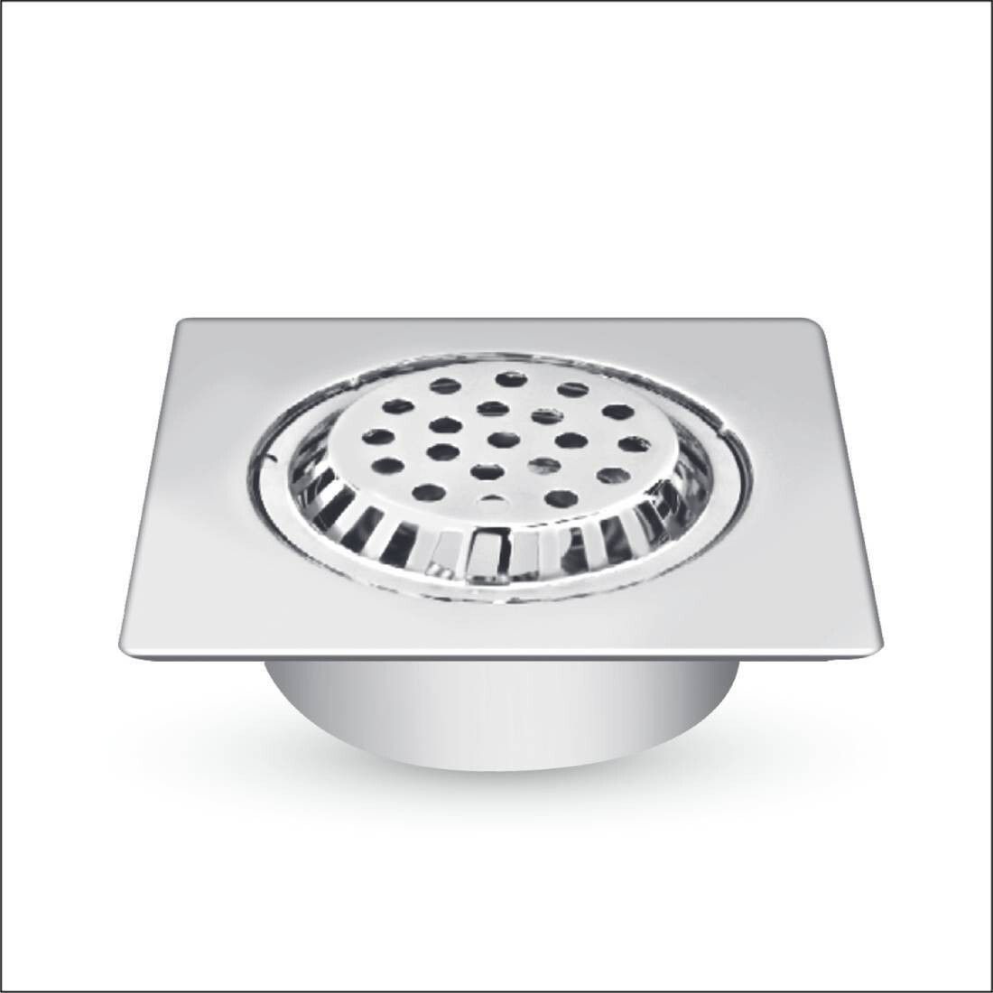 sanjay chilly Floor Stainless Steel Push Down Strainer-picture-10