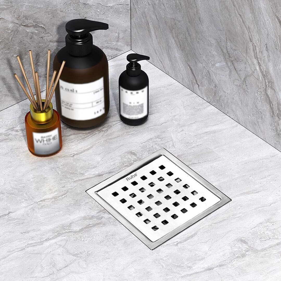 Floor Stainless Steel Push Down Strainer