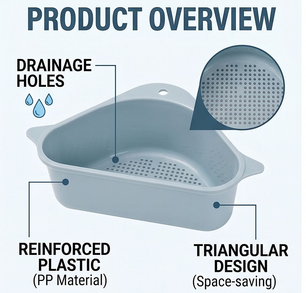 Kitchen Sink Plastic Push Down Strainer-image-2