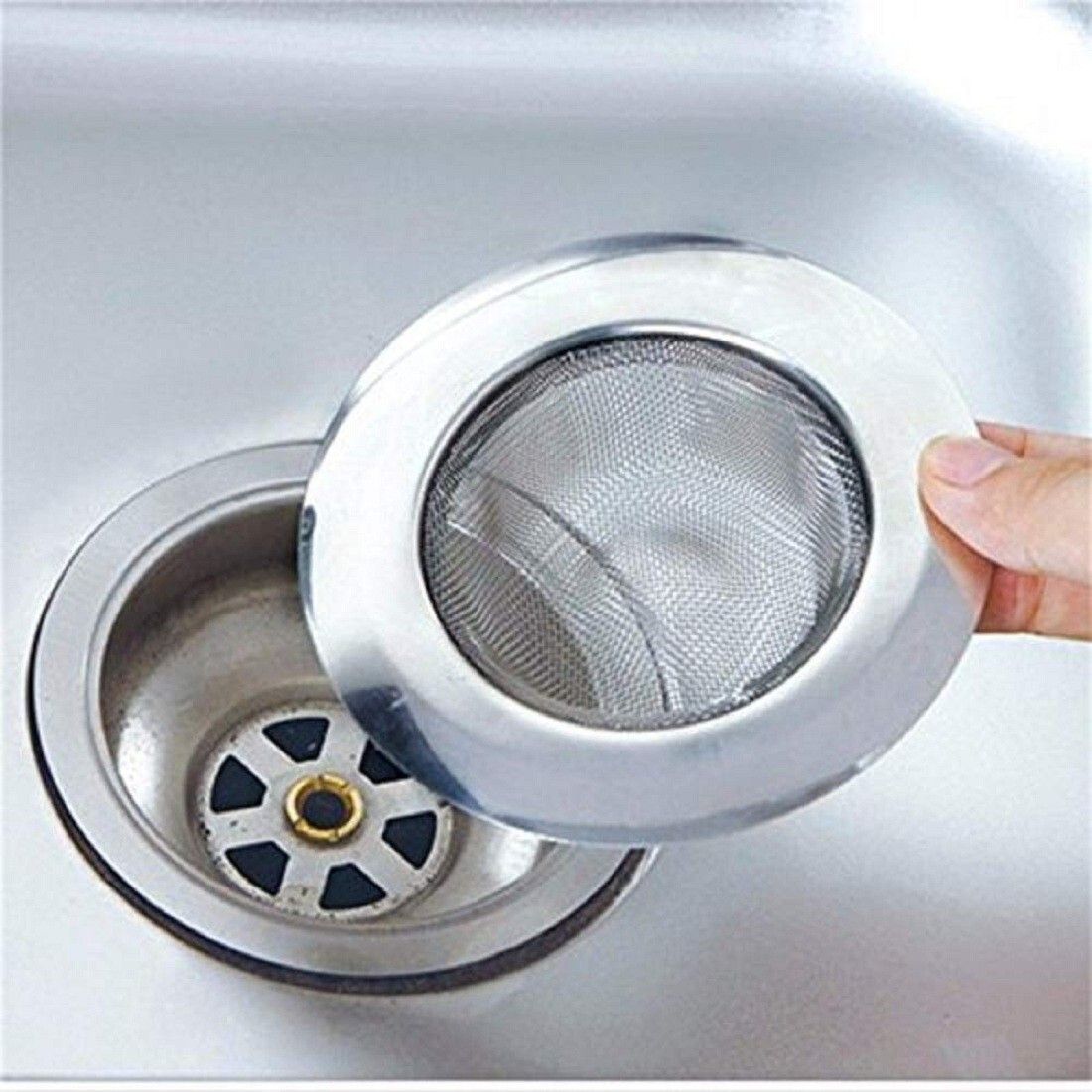 micashu Kitchen Sink Stainless Steel Push Down Strainer-picture-4