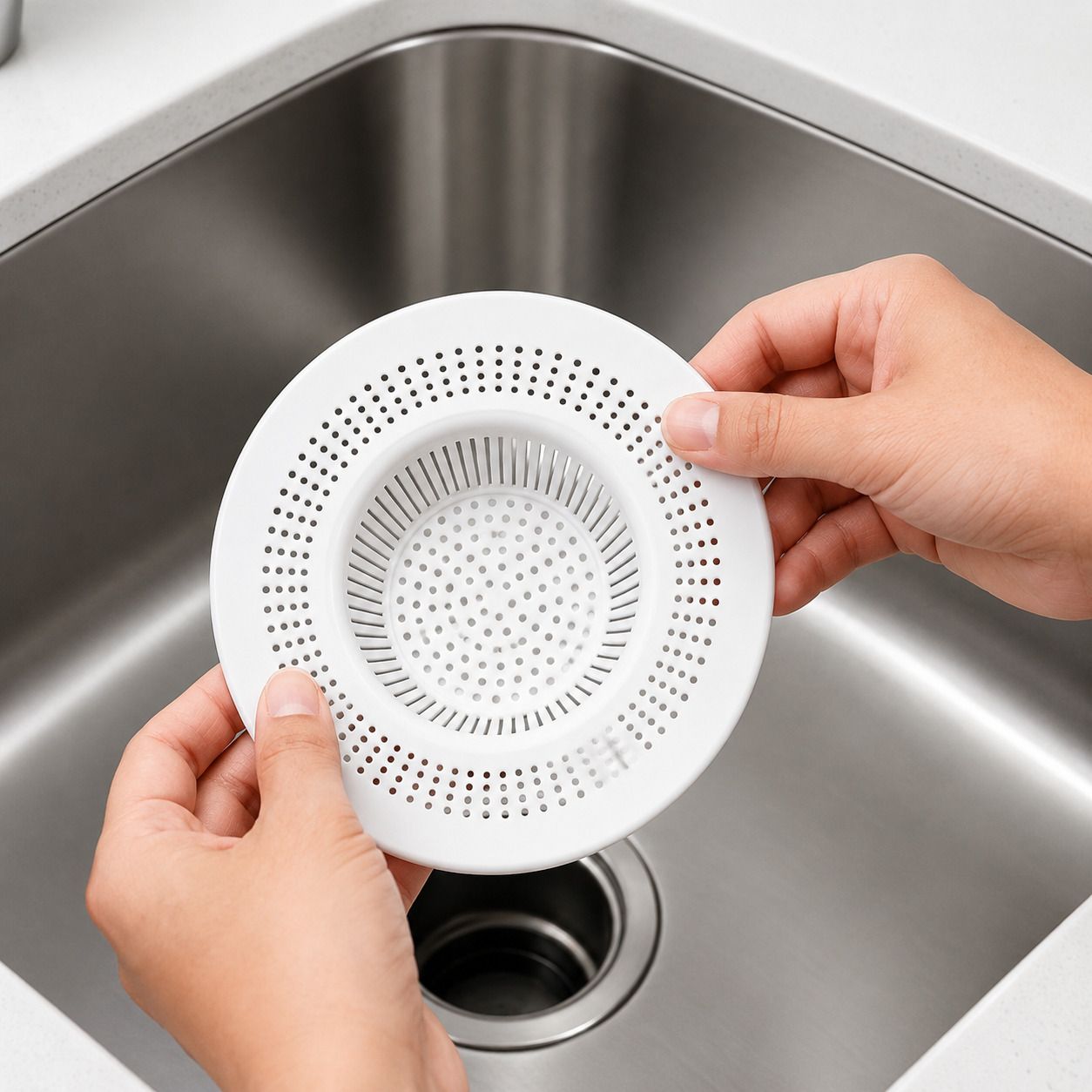 veenayakaa Basin, Kitchen Sink Plastic Pop-Up Strainer-picture-12